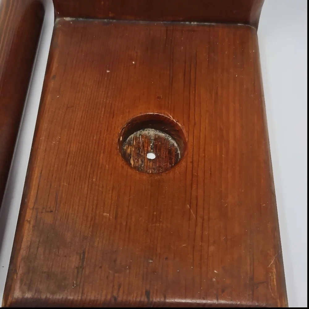 Wooden Paper Towel Holder
